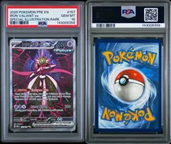 2025 POKEMON PRE EN-PRISMATIC EVOLUTIONS #157 IRON VALIANT EX ENGLISH PSA 10 - Image 3