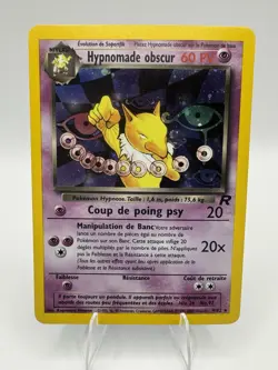 Pokemon Dark Hypno Team Rocket 9/82 Holo Rare - NM Spanish - Image 1
