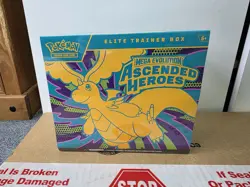 Pokemon TCG Ascended Heroes ETB Elite Trainer Box Sealed (Small Crease In Box) - Image 1