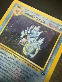 Pokemon TCG - Giovanni's Gyarados - 5/132 - Gym Challenge - Holo - Image 3