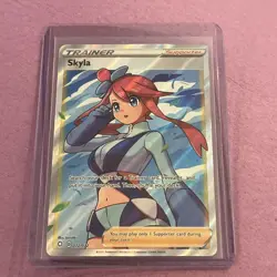 Pokemon TCG Skyla Breakpoint Holo Full Art Ultra Rare 072/072 - Image 1