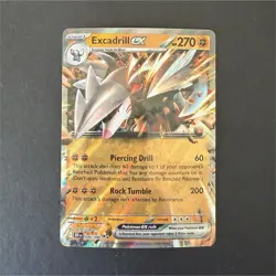 Pokemon Excadrill EX 046/086 Sv: Black Bolt Double Rare Holo 270HP English - Image 1