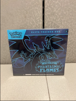 Pokemon ETB Phantasmal Flames Mega Evolution Sealed Charizard - Image 1