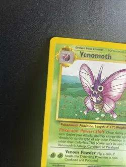 Pokemon TCG Venomoth Jungle 29/64 Non-Holo Rare Nm Vintage 1999 - Image 2