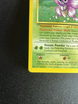 Pokemon TCG Venomoth Jungle 29/64 Non-Holo Rare Nm Vintage 1999 - Image 5