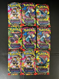 Pokemon TCG Phantasmal Flames Booster Packs ×9 | Factory Sealed | English - Image 1