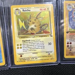 Vintage Holo Pokemon Lot Fossil Jungle 1st Edition Holo. Good Condition Rare ! - Image 3