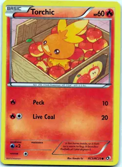 Torchic Common Legendary Treasures: Radiant Collection LTR pokemon Regular RC5/R - Image 1
