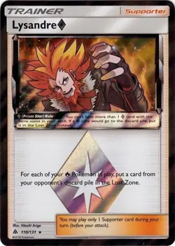 Pokemon LYSANDRE Prism Star 110/131 Holo (Forbidden Light) NM/Near Mint - Image 1