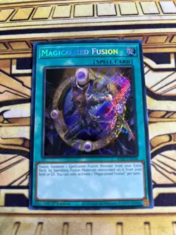 Yugioh Magiegeladene Fusion RA01-EN058 Secret Rare - Image 1