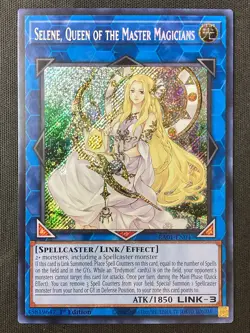 Yu-Gi-Oh #RA01-EN047 Selene, Queen of the Master Magicians 1st Ed Secret Rare NM - Image 1