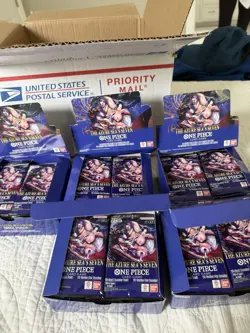 The Azure Sea's Seven OP-14 One Piece 5 Booster Boxes of DEAD packs 120 Packs - Image 1