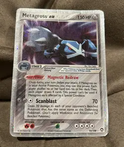 Pokemon Card TCG Metagross ex 95/108 Power Keepers Holo 2007 - Image 1
