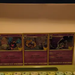 Pokemon TCG Celebrations Lot 3 Cosmog Cosmoem Lunala English Regular Cards - Image 1