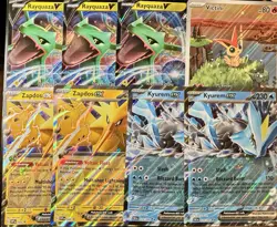 Pokemon TCG Jumbo Card Lot of 8 English Ex / V Oversize Cards - NM - Image 1