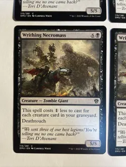 4x Mtg Dominaria United Writhing Necromass NM/M Magic The Gathering - Image 2