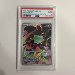 2025 POKEMON MEG EN-MEGA EVOLUTION ILLUSTRATION RARE #133 BULBASAUR PSA 9 - Image 1