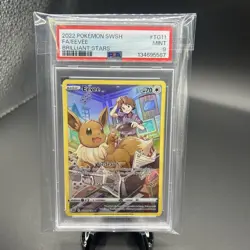 EEVEE TG11/TG30 POKEMON SWORD & SHIELD BRILLIANT STARS PSA 9 - Image 1