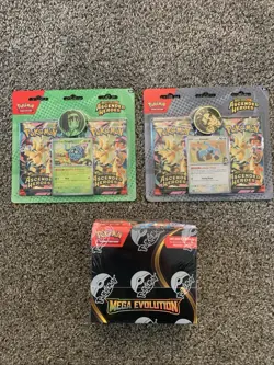Pokemon Mega Evolutions Booster Box + 2 Ascended Heroes Coll. & 4 Campbell Soups - Image 2