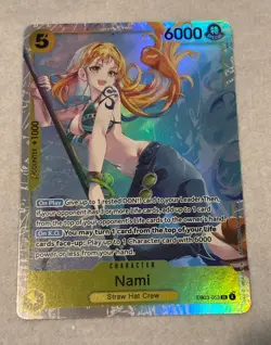 One Piece Nami EB03-053 SR Heroines Edition English NM Foil - Image 3