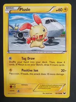 Plusle 39/108 - Dark Explorers Set - Pokemon Card - Excellent Condition - Image 1