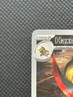 Pokemon TCG Haxorus 147/086 Black Bolt Illustration Rare Holo Card - Image 2