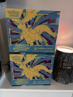 Pokemon Cards - Ascended Heroes - Pokemon Center Elite Trainer Box ETB X 2 - Image 1