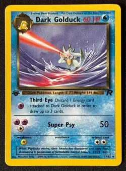 1st Edition Dark Golduck - Team Rocket - #37/82 - Vintage Pokemon Card 1999 WOTC - Image 1