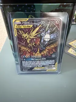 Pokemon Moltres Zapdos Articuno GX TAG TEAM Promo SM210 Foil Card English - Image 1