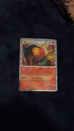 2010 Typhlosion Prime HGSS09 Ultra Rare Black Star Promo Pokemon Card Low Play - Image 1