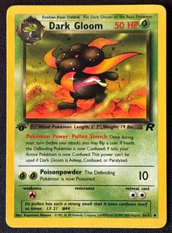 1st Edition Dark Gloom - Team Rocket - #36/82 - Vintage Pokemon Card 1999 WOTC - Image 1