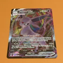 Espeon VMAX Evolving Skies Holo Ultra Rare Pokemon TCG Card 065/203 NM Condition - Image 2