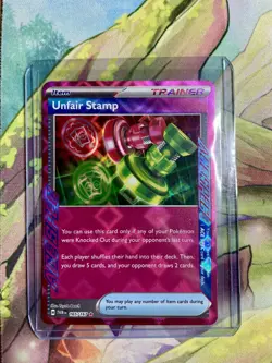Unfair Stamp 165/167 ACE SPEC - Twilight Masquerade - Pokemon TCG Card - NM/M - Image 1