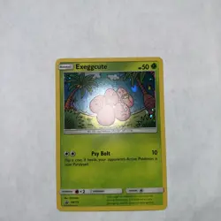🌀 SWIRL Exeggcute SM119 BLACK Star Promo Holo Pokemon TCG Card Sun & Moon - Image 1