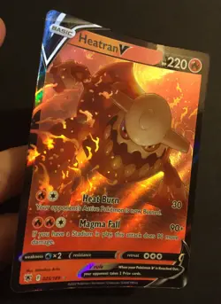 2 X Pokemon Cards Heatran V Radiant Astral Radiance 027/169 025/189 RARE HOLO NM - Image 3