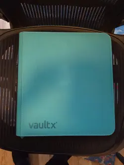 Vault X 12 Pocket Trading Card Binder 480 Cards Exo-Tec Zip Album 20 Side Teal - Image 1