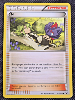 XY - Fates Collide #105/124 N (Supporter) Pokemon Card LP -- L6 - Image 1