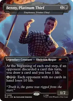 Benny, Platinum Thief - NON-FOIL - Secret Lair x Fallout MTG NM Vegas - PRESALE - Image 1