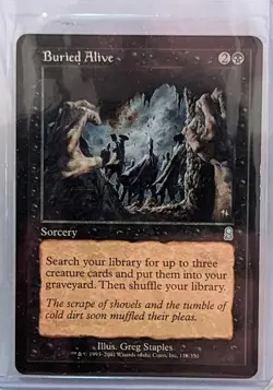 MTG Buried Alive Odyssey 118/350 Regular Uncommon Magic the Gathering LP - Image 2