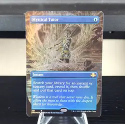 MTG Mystical Tutor (Borderless) Dominaria Remastered Foil NM x1 - Image 1