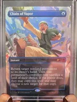 Chain of Vapor Avatar: The Last Airbender Secret Lair MTG Rainbow Foil Near Mint - Image 3