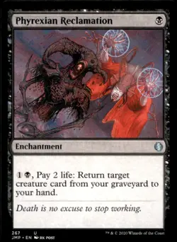 Phyrexian Reclamation LP Light Play Jumpstart MTG [5833] - Image 1