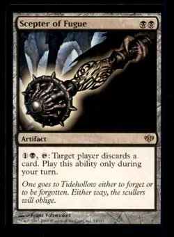 Scepter of Fugue LP Light Play Conflux MTG [12391] - Image 1