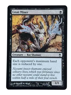 MTG Regular Gnat Miser Saviors of Kamigawa LP Light Play Magic The Gathering - Image 1