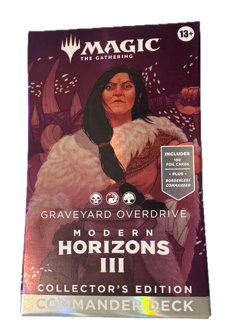 Modern Horizons 3 Commander Collector Edition Foil Graveyard Overdrive MTG - New - Image 1