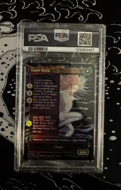 PSA 10 GEM MINT MTG FINAL FANTASY | BORDERLESS-FOIL ESPER/TERRA, MAGICAL ADEPT - Image 2