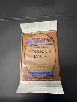 Magic The Gathering REVISED EDITION New Sealed Booster Pack MTG - Image 1