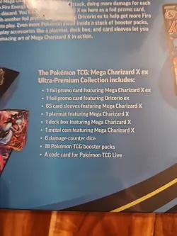 Pokemon Mega Charizard X ex Ultra-Premium Collection Box Factory Sealed - Image 5