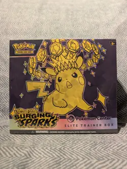 Pokemon TCG: Surging Sparks Pokemon Center Elite Trainer Box ETB - New & Sealed - Image 4