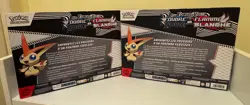 Lot 2 coffrets pokemon EV10.5 Foudre Noire & Flamme Blanche Victini NEUF SCELLER - Image 2